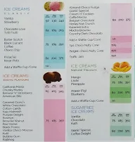 Giani's Ice Cream menu 3