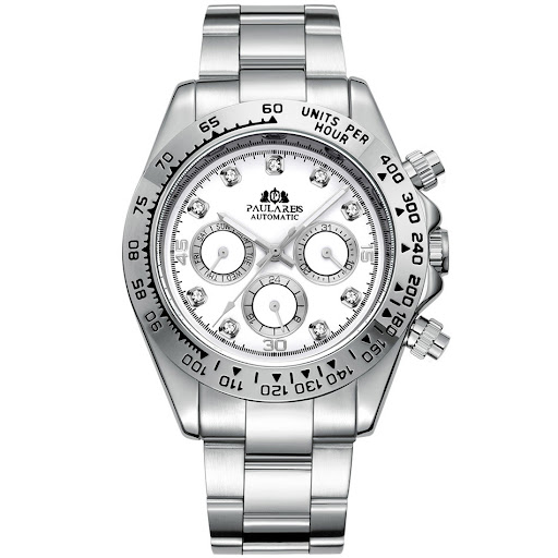 Title 18, Mens Automatic Mechanical Multifunctional Lumi...