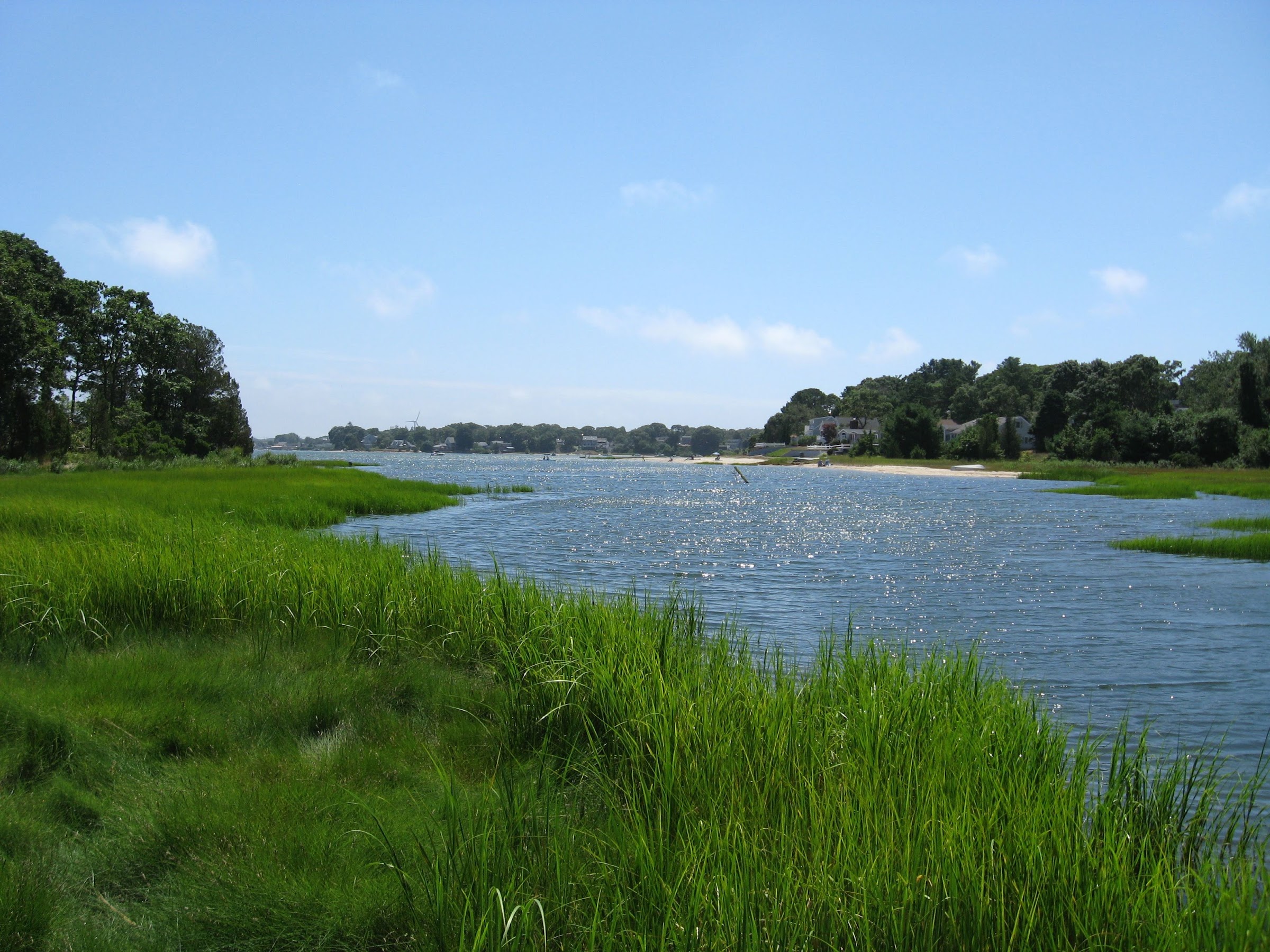 Red Brook flows into Buttermilk Bay