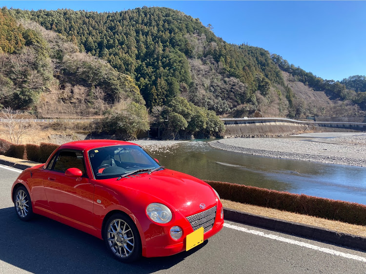 コペンの春の風物詩と愛車・車好きと繋がりたい・ドライブ・黄砂と花粉は敵・春野町大天狗面に関するカスタム事例の投稿画像2枚目