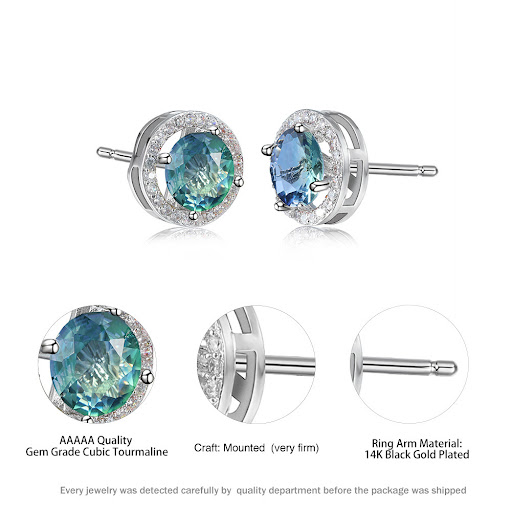 Title 6, Cute Fashion Zircon Earrings Jewelry for Women....