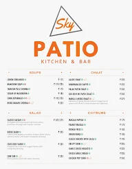 The Sky Patio menu 1