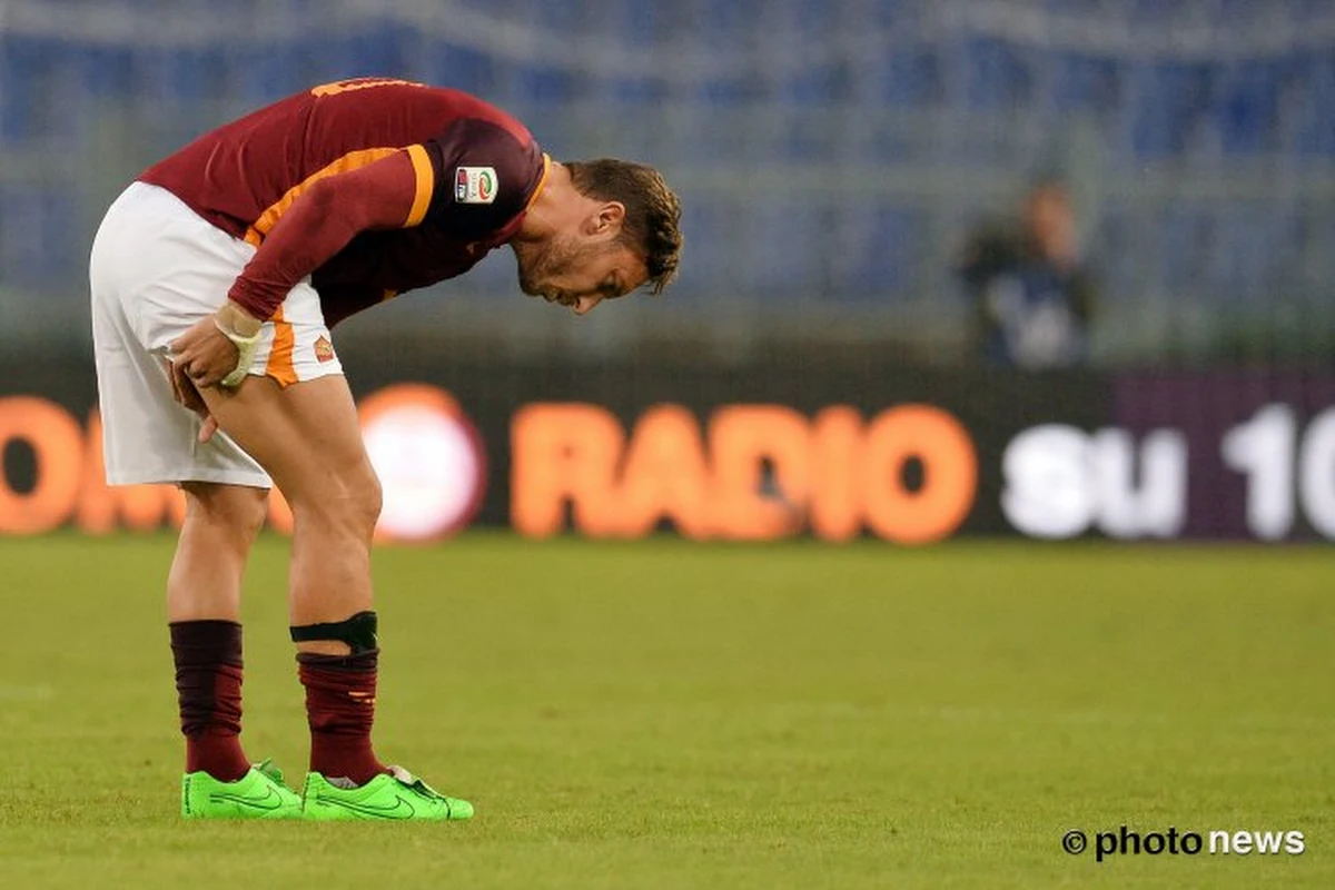 Il y a un souci Totti à la Roma