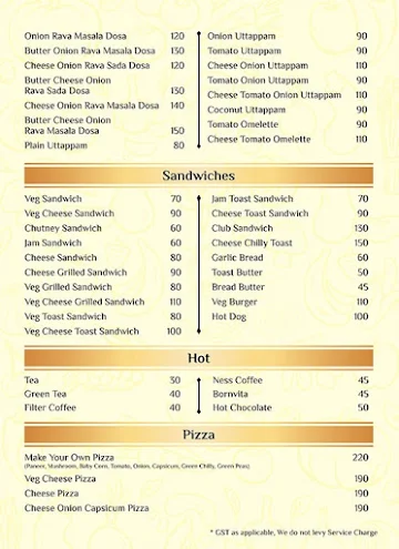 Krushna Pure Veg menu 