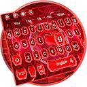 تحميل التطبيق Neon Red Hologram Technology Keyboard The التثبيت أحدث APK تنزيل