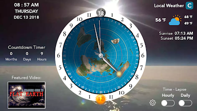 Flat Earth Map Sun And Moon Flat Earth Sun, Moon & Zodiac Clock – Apps bei Google Play