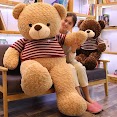 Gấu Bông Teddy - Gấu Bông To, Gối Ôm Hình Thú Teddy Nâu Bự Khổng Lồ Siêu Đáng Yêu Giá Rẻ Size 1M2 - 1M4 - 1M8