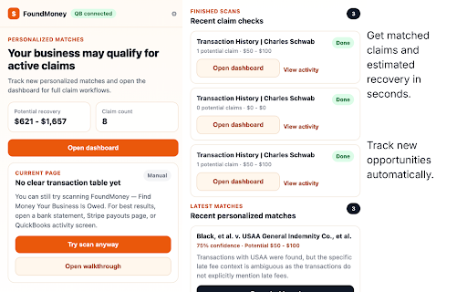 FoundMoney — Settlement Finder screenshot 4