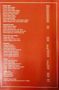 Protein Fitness Cafe menu 2