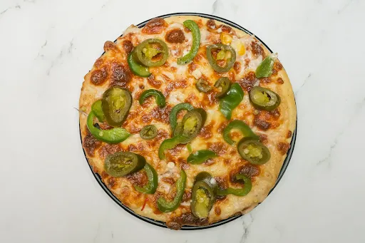 Capsicum And Jalapeno Pizza