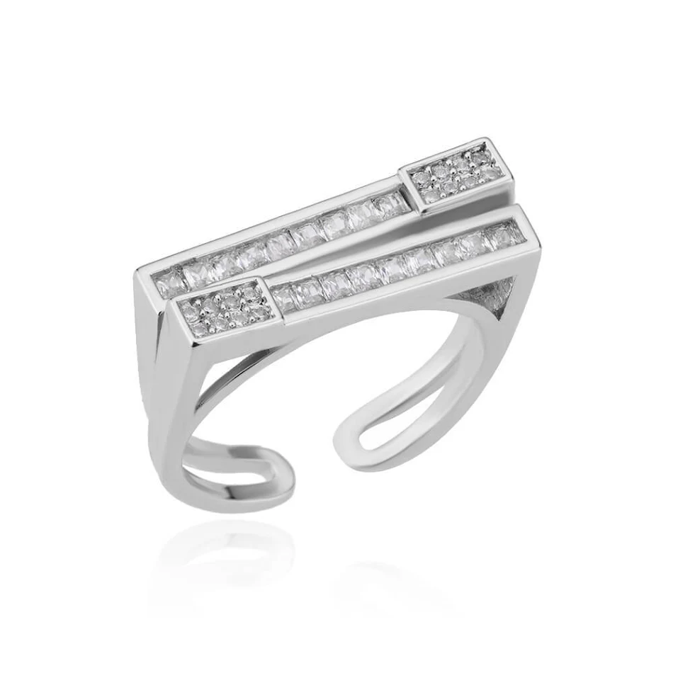 Gepersonaliseerde High-Grade Gang Drill Square Ring voor Minderhedenmode. Verhoog uw unieke stijl en expressie.