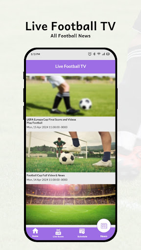 Screenshot Live Football TV HD Streaming