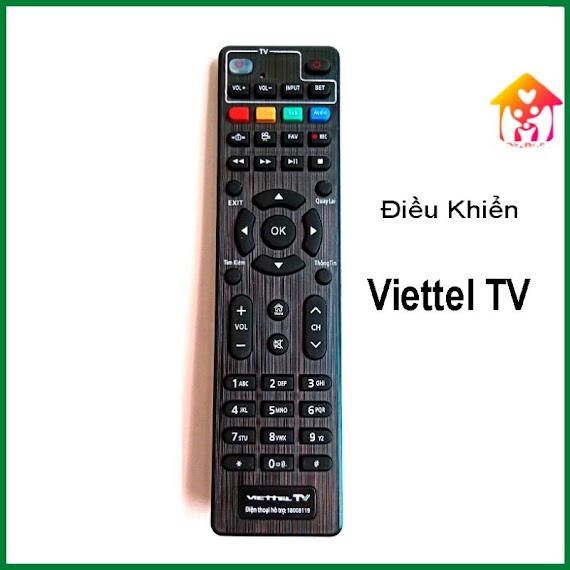 Điều Khiển Đầu Thu Truyền Hình Viettel Tv Ngắn Mới - Remote Đầu Thu Viettel