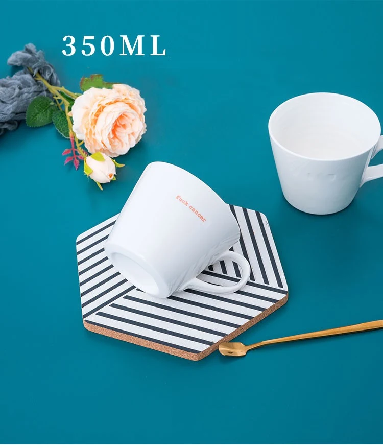Europejski ceramiczny kubek do kawy dla domu, elegancki i trwały. Ciesz się napojami w dobrym stylu, idealny do codziennego użytku i na prezenty.