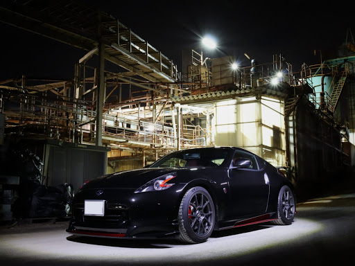 フェアレディz Z34の富士チタン工業 夜の車真撮影 工場夜景 一眼レフ 光の魔術師 イルコに関するカスタム メンテナンスの投稿画像 車 のカスタム情報はcartune