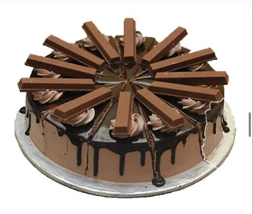 Chocolate Kitkat Gems Cake