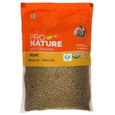 Pro Nature Organic Moong - Green (Whole)