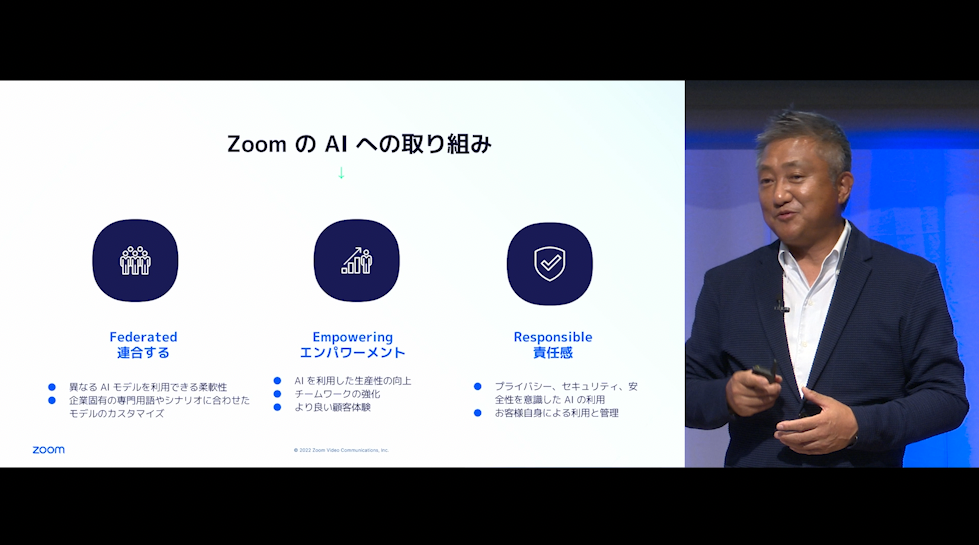 ZoomのAIへの取り組み
