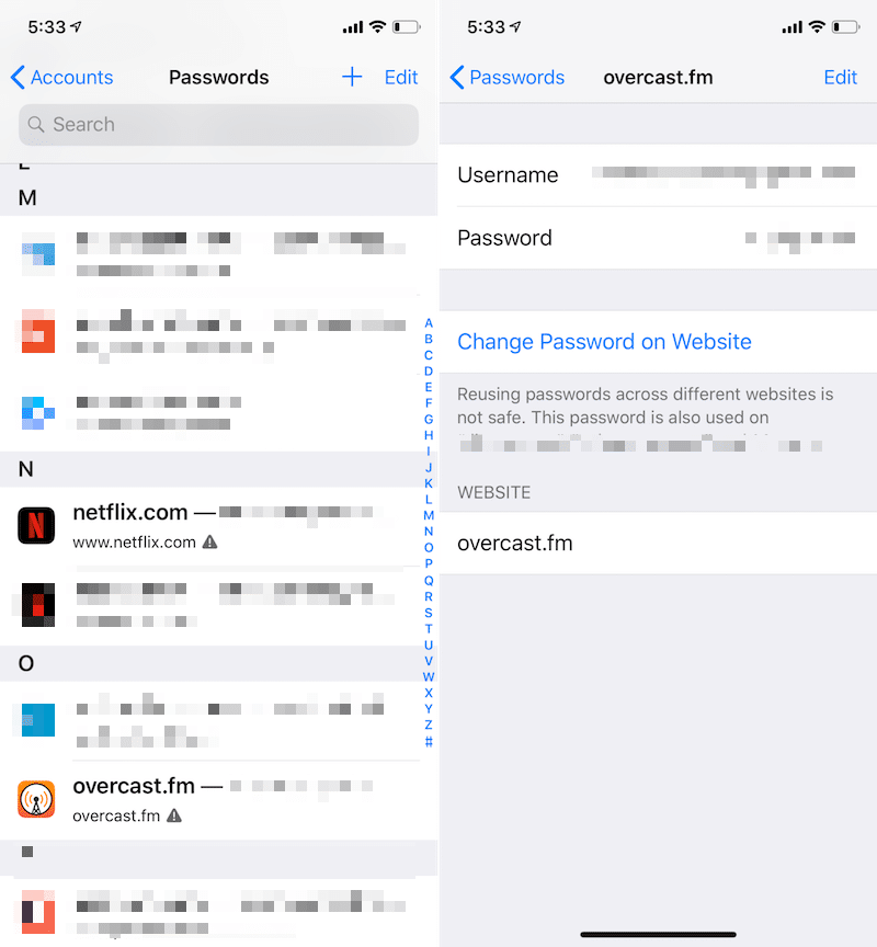 iOS 12 Strong Passwords 1