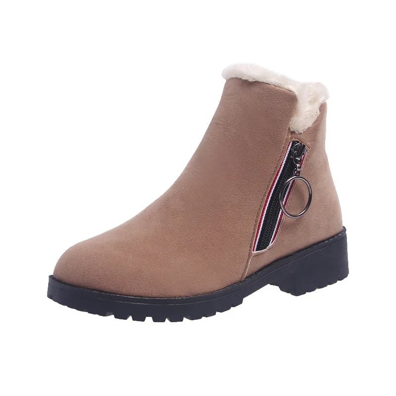 Nieuwe Martin dames korte laarzen van warm katoen in Britse stijl, ideaal voor de winter, comfortabel en modieus.