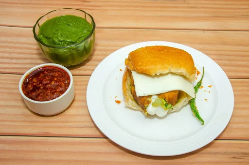 Schezwan Double Cheese Vada Pav