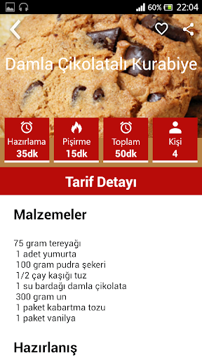 Kurabiye Tarifleri İnternetsiz