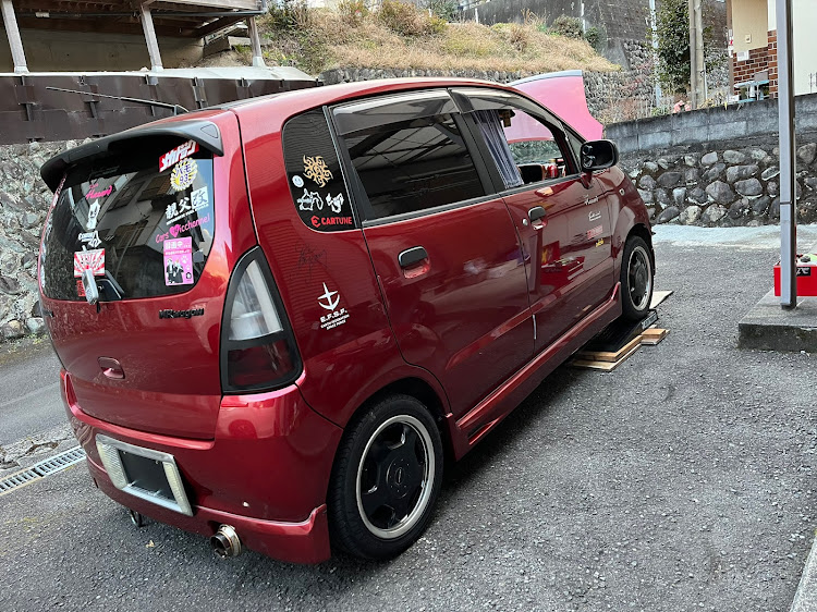 MRワゴンの絶滅危惧車種保存会・エアコンベルト交換に関するカスタム事例の投稿画像11枚目
