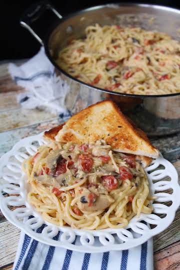 Pantry Chicken Spaghetti