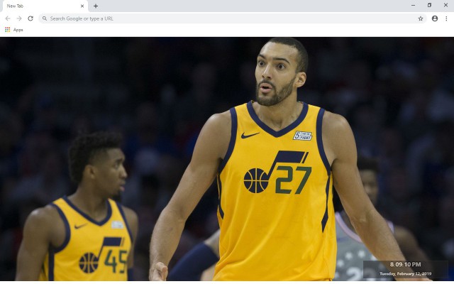 Rudy Gobert New Tab & Wallpapers Collection