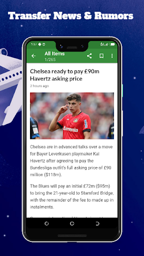 Screenshot Football News - Latest Transfe