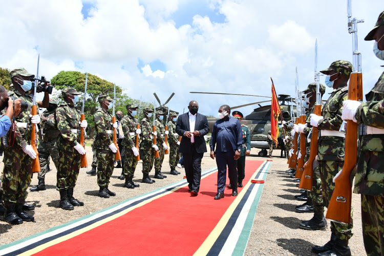 President Cyril Ramaphosa and Mozambican counterpart President Filipe Nyusi held talks during a working visit to Mozambique ahead of the 53rd Heroes Day commemoration in Mueda, Cabo Delgado province.