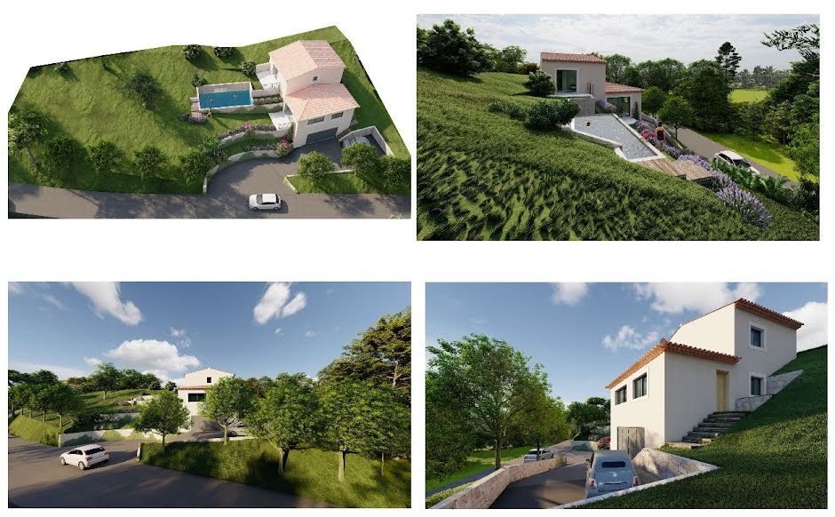 Vente terrain à batir  1000 m² à La Roquette-sur-Siagne (06550), 259 000 €