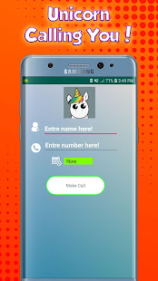 Unicorn Calling You - Free Fake Phone Call ID 2019(圖1)-速報App