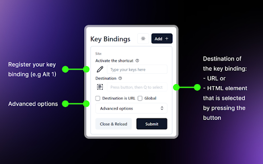 Custom Key Binding