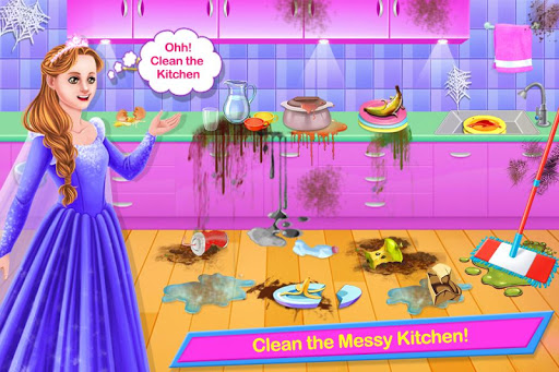 Princess House Cleaning - Dream Home Cleanup Game