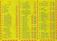 Malaya Restaurant menu 1