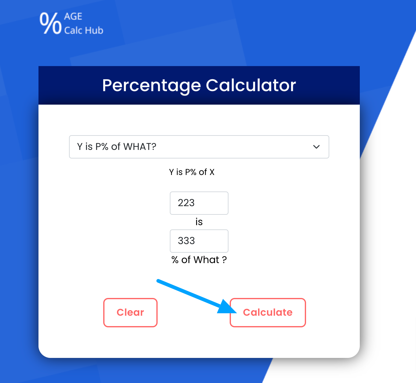 PERCENTAGE, HOW TO CALCULATE PERCENTAGE