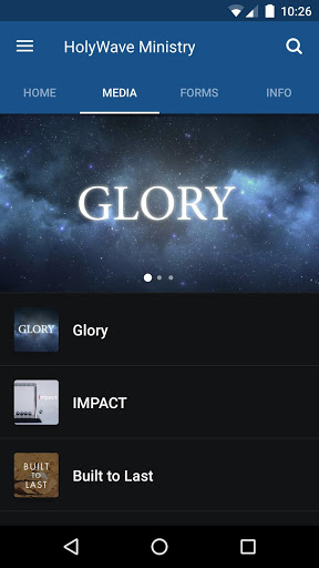 Screenshot HolyWave Ministry
