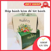 Hộp Bánh Kèm Đế Lót Bánh Siêu Đẹp Hộp Đựng Bánh, Đế Lót Bạc Giúp Đựng Bánh Kem, Dễ Dàng Cho Việc Di Chuyển