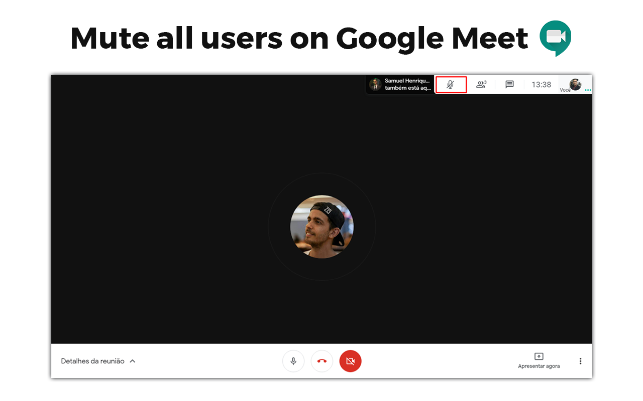 Mute All on Meet Preview image 3