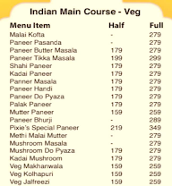 Inder Pure Veg Restaurant menu 2