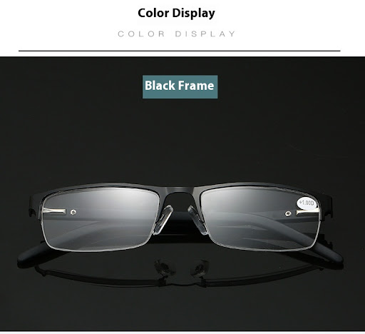Title 9, Lunettes presbytie seniors Carrées demi-monture...