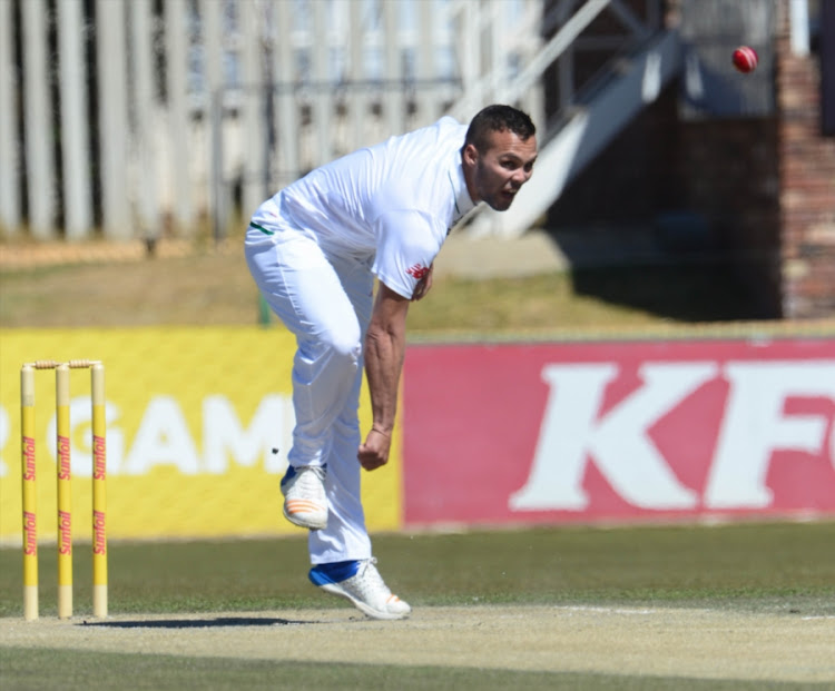 Dane Paterson of South Africa A during day 2 of the Second Four day match between South Africa A and India A at Senwes Park on August 20, 2017 in Potchefstroom, South Africa.