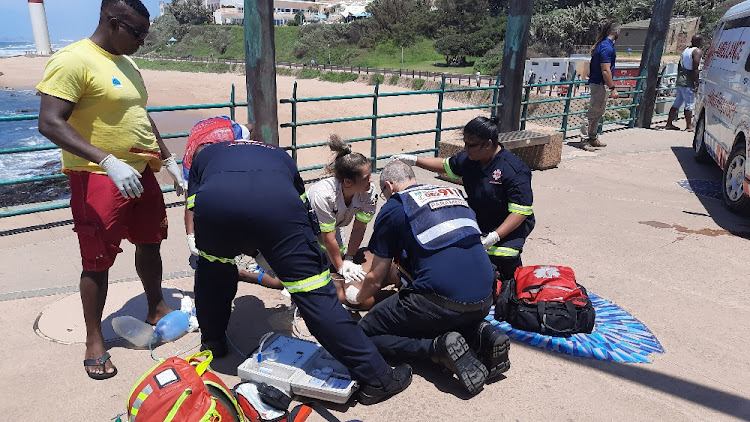 Paramedics tried to save a man who was shot in Umhlanga, but he died on the scene.