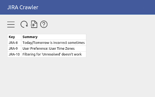 JIRA Crawler