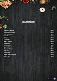 Old School Cafe menu 2