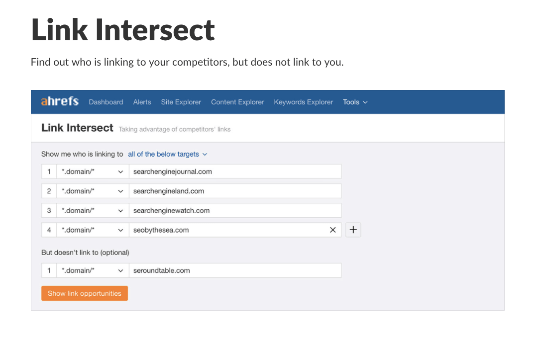 using ahrefs for competitive analysis