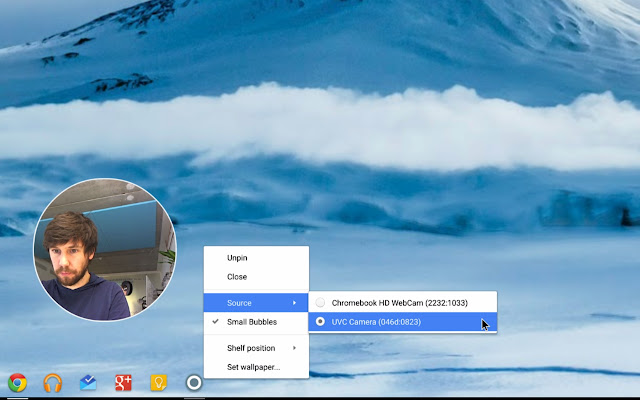 Bubble Mirror chrome extension