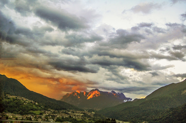 Tramonto e nuvole di albertocastagnaphoto