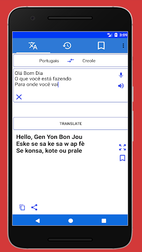 Traducteur Creole Portugais